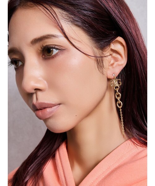 GYDA（ジェイダ）の「JEYSUS Symmetry GYDAランダムchainピアス（ピアス（両耳用）・レディース・シルバー/ゴールド・F）」の6枚目の写真