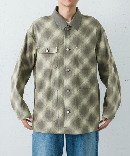 URBAN RESEARCH(アーバンリサーチ)の「SEVEN BY SEVEN MICHIGAN CHORE COAT(テーラードジャケット・メンズ・020 GRAY・M/L)」の4枚目の写真