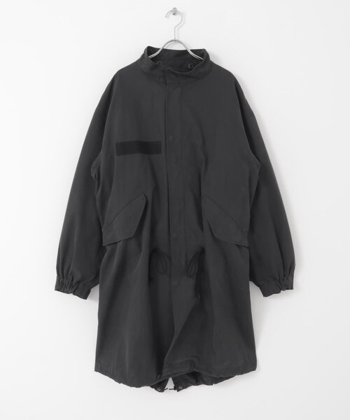 ITEMS URBANRESEARCH(アイテムズ アーバンリサーチ)の「中綿ライナー付 フードレスモッズコート(モッズコート・メンズ・KHK/BLK・M/L)」の11枚目の写真