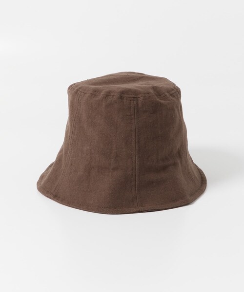 URBAN RESEARCH DOORS（アーバンリサーチドアーズ）の「コットンリネンパネルハット（ハット・レディース・NATURAL/BROWN/BLACK・one）」の8枚目の写真