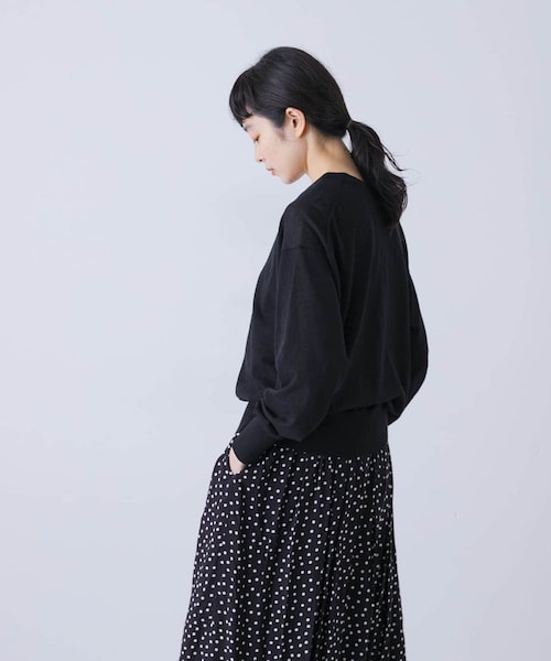 かぐれ（カグレ）の「コットンエアリーカーディガン（カーディガン/ボレロ・レディース・YELLOW/GRAY/BLACK・FREE）」の7枚目の写真