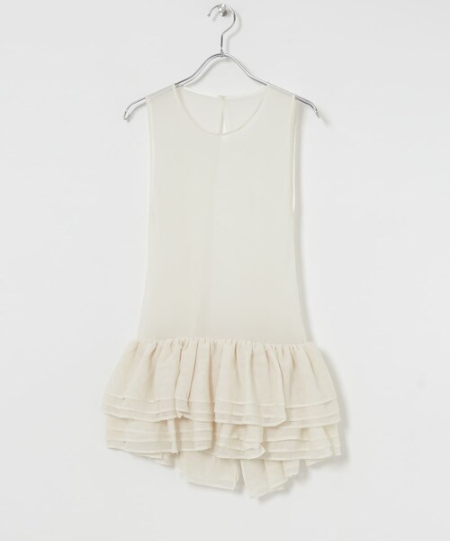 Po/　Tulle tunic dress