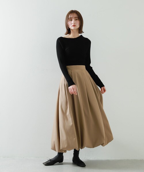 SENSE OF PLACE by URBAN RESEARCH（センスオブプレイスバイアーバンリサーチ）の「ハートチュールフラットシューズ（バレエシューズ・レディース・BLACK/BLK×RED/IVORY・S/M/L）」の18枚目の写真