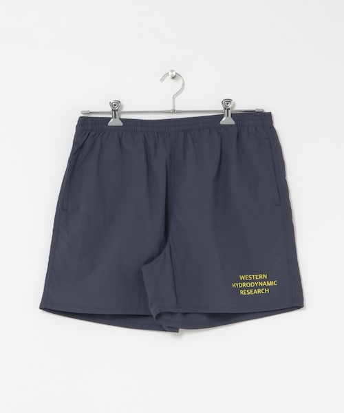 THE GOODLAND MARKET（ザグッドランドマーケット）の「Western Hydrodynamic Research　WORKER NYRON SHORT（その他パンツ・メンズ・BK×PPL/NV×YEL・L/XL）」の2枚目の写真