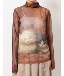 merry jenny | diaryメッシュtops(Tシャツ/カットソー)