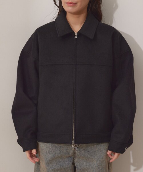 NERGY（ナージー）の「【防風＆透湿】ウールレイヤージャケット（その他アウター・レディース・ブラック/ベージュ・F）」の17枚目の写真