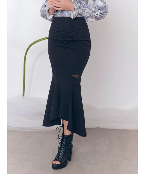 EATME（イートミー）の「カットアウトマーメイドスカート（スカート・レディース・グレー/ブラック・S/M）」の6枚目の写真