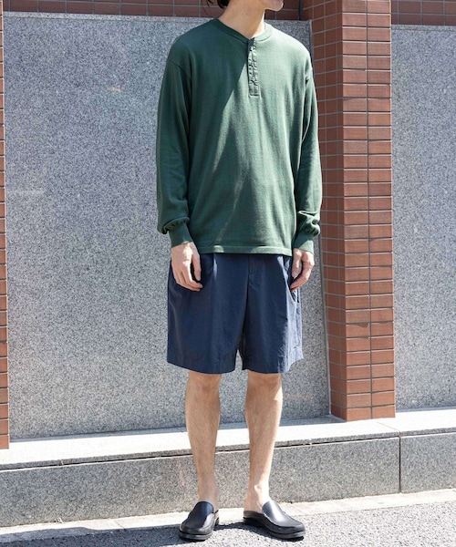 ADAM ET ROPE'（アダムエロペ）の「【Eddie Bauer】Knit Henly Neck Shirts（ニット/セーター・メンズ・ダークブラウン/グリーン・L/M）」の19枚目の写真