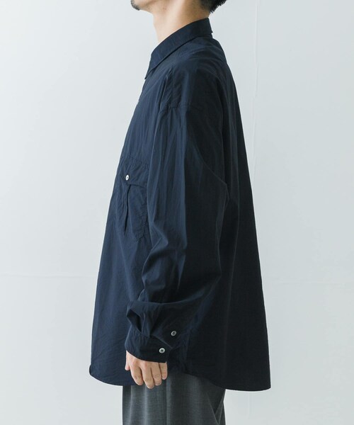 URBAN RESEARCH（アーバンリサーチ）の「PORTER CLASSIC　ROLL UP COTTON SHIRTS（シャツ/ブラウス・メンズ・NVY・XL/XXL/XXXL）」の4枚目の写真