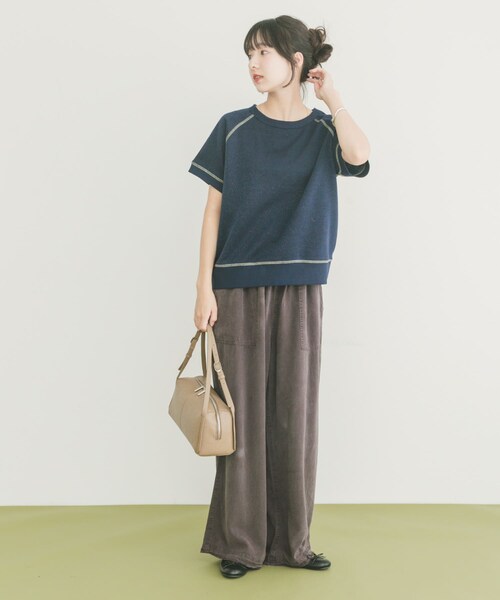 ITEMS URBANRESEARCH(アイテムズ アーバンリサーチ)の「ラメハンソデスウェットプルオーバー(スウェット・レディース・GRY/NVY/CHERRY・FREE)」の14枚目の写真