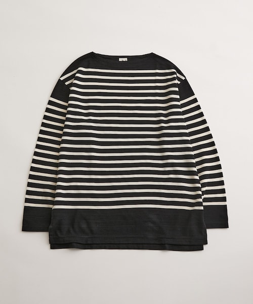 ブラームスルーツストック　ボーダーバスクシャツ blurhms ROOTSTOCK[ブラームスルーツストック] 23SS Border