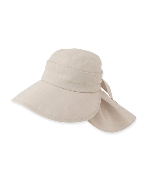 ROPE'（ロペ）の「3WAY UVハット（ハット・レディース・ブラック/ホワイト/ベージュ/ネイビー・F）」の3枚目の写真