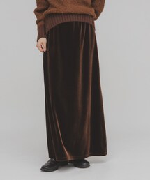 KBF | ベロアナロースカート(スカート)