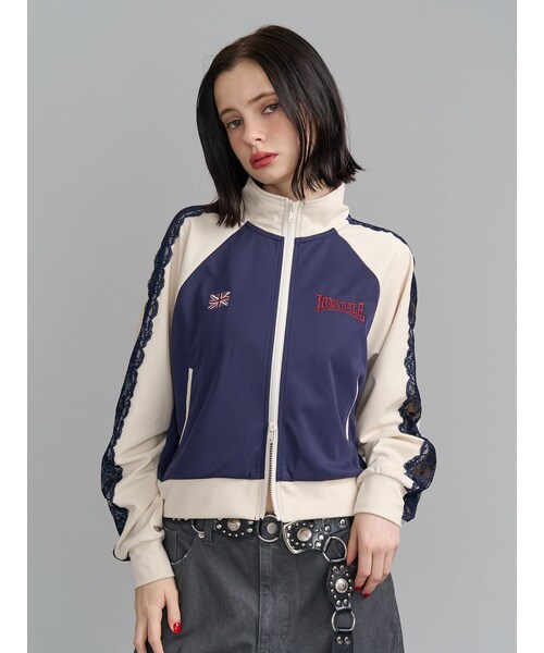 jouetie（ジュエティ）の「【LONSDALE×jouetie】トラックジャケット（その他トップス・レディース・グレー/ブラック/ネイビー・M）」の6枚目の写真