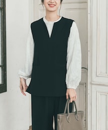 URBAN RESEARCH DOORS | スリットネックベスト(ベスト)