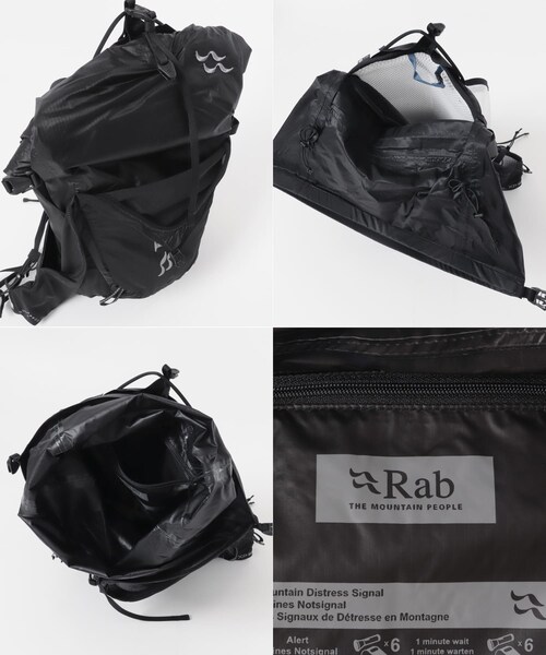 EKAL(エカル)の「Rab VEIL XP 20(バックパック/リュック・メンズ・BLACK/PE GR・M)」の10枚目の写真