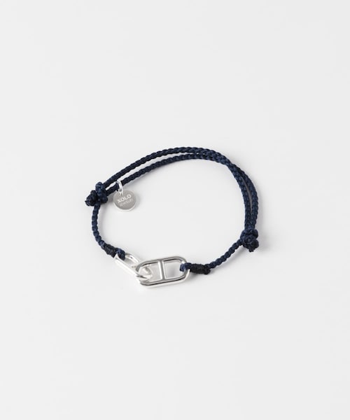 URBAN RESEARCH(アーバンリサーチ)の「XOLO ANCHOR SILK CODE B(ブレスレット・メンズ・BLACK/NAVY/GRAY・Free)」の3枚目の写真
