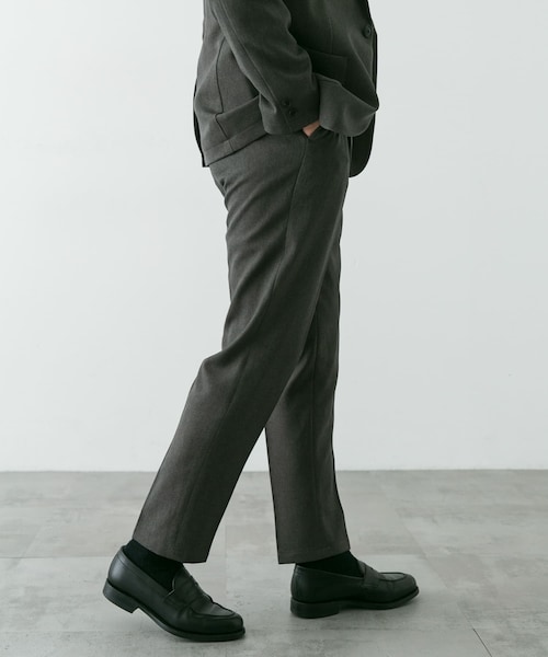 URBAN RESEARCH DOORS（アーバンリサーチドアーズ）の「LIFE STYLE TAILOR　ブラッシュドウールライクストレッチパンツ（スラックス・メンズ・NAVY/GRAY/KHAKI・S/M/L/XL）」の9枚目の写真
