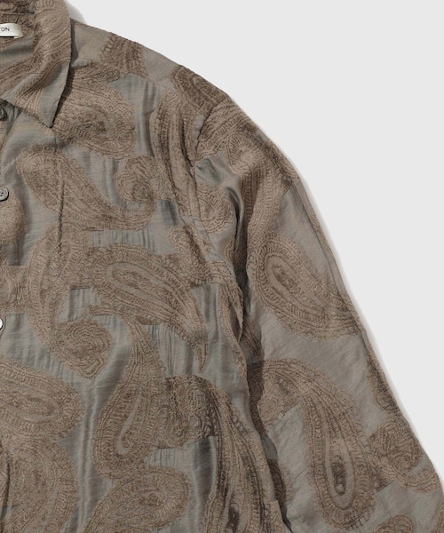 ADAM ET ROPE'(アダムエロペ)の「【CMMN SWDN/コモン スウェーデン】Paisley SHIRTS(シャツ/ブラウス・メンズ・チャコール・44/46)」の6枚目の写真