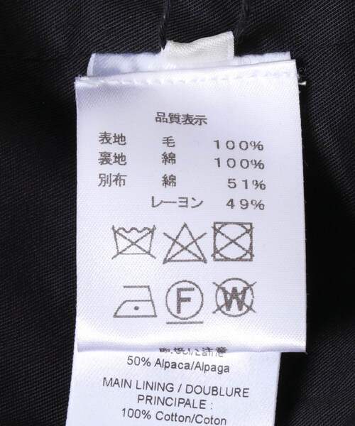 URBAN RESEARCH(アーバンリサーチ)の「LEMAIRE SHORT BATHROBE COAT(テーラードジャケット・レディース・BLACK・36)」の9枚目の写真