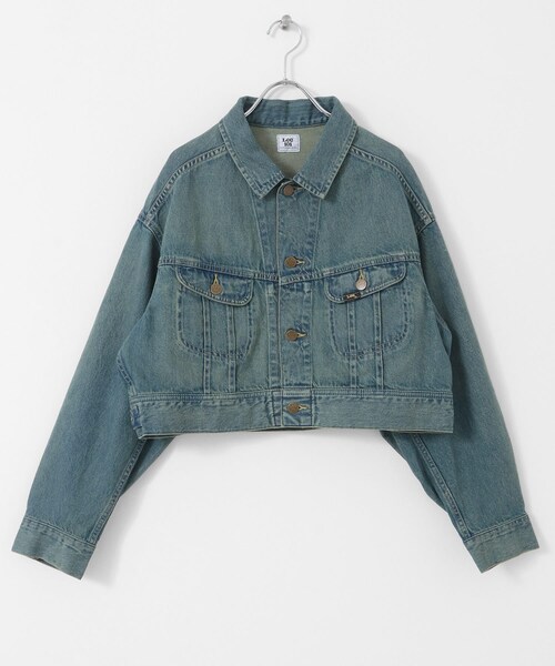 SENSE OF PLACE by URBAN RESEARCH（センスオブプレイスバイアーバンリサーチ）の「『別注』Lee101×SENSE OF PLACE　JACKET（デニムジャケット・レディース・BROWN/GREEN・FREE）」の16枚目の写真