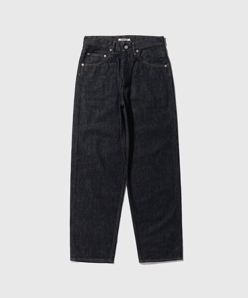 ADAM ET ROPE'(アダムエロペ)の「【AURALEE/オーラリー】HARD TWIST DENIM WIDE PANTS(デニムパンツ・メンズ・ネイビー・28/30/32/34)」の4枚目の写真