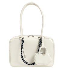 EMODA | スクエアショルダーチャームバッグ(ハンドバッグ)