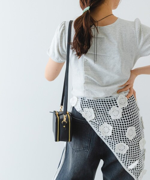 RODE SKO（ロデスコ）の「お財布ショルダーバッグ（ショルダーバッグ・レディース・SAX/BLACK/GREIGE・one）」の13枚目の写真