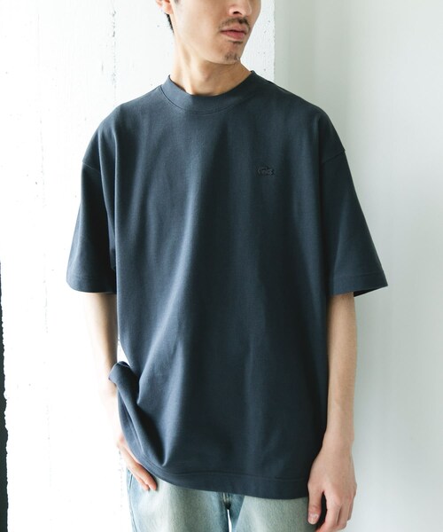 URBAN RESEARCH DOORS(アーバンリサーチドアーズ)の「『別注』LACOSTE×DOORS MOSS STITCH SHORT-SLEEVE T-SHIRTS(Tシャツ/カットソー・メンズ・HAMMAM/SOJA/BUFFALO/GRAPHITE・3/4/5)」の20枚目の写真