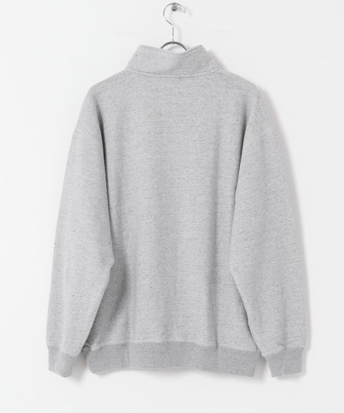 URBAN RESEARCH DOORS（アーバンリサーチドアーズ）の「commpost　反毛裏毛ハーフジップスウェット（スウェット・メンズ・TOP GRAY・M/L/XL）」の15枚目の写真