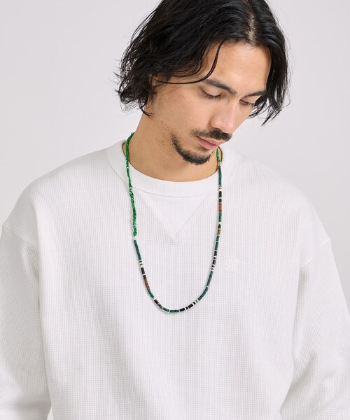 Saturdays NYC（サタデーズ ニューヨークシティ ）の「MIKIA x Saturdays NYC Bandana（ネックレス・レディース・ブラック/グリーン/レッド・F）」の20枚目の写真