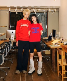 URBAN RESEARCH | Teya　Flock Letter T-shirts(Tシャツ/カットソー)