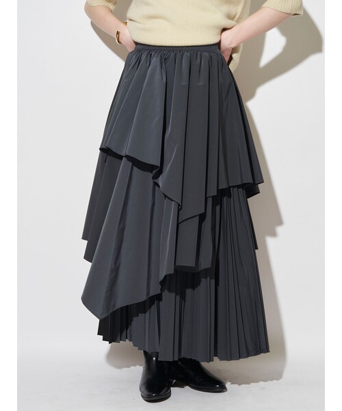 ASYMMETRY PLEAT MIX SK