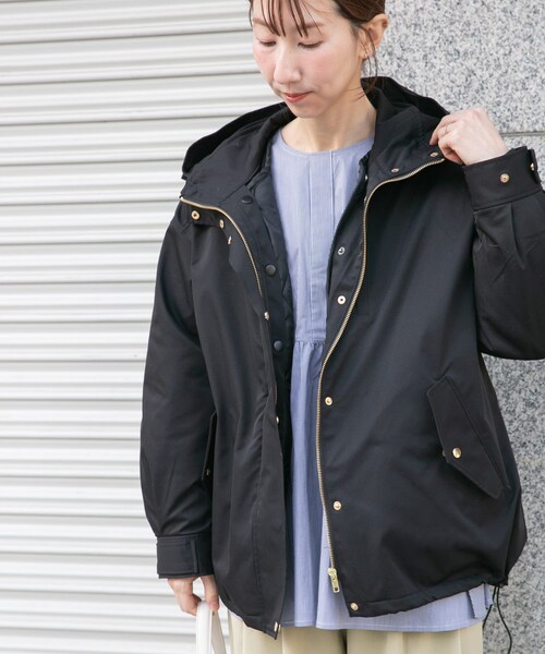 ITEMS URBANRESEARCH（アイテムズ アーバンリサーチ）の「キルトライナー付きマウンテンパーカー（その他アウター・レディース・KHK/BLK/BEG・FREE）」の7枚目の写真