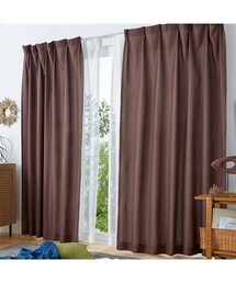 nissen | 【カーテンセット】カーテン＆レース４枚セット｜ワッフル(家具)