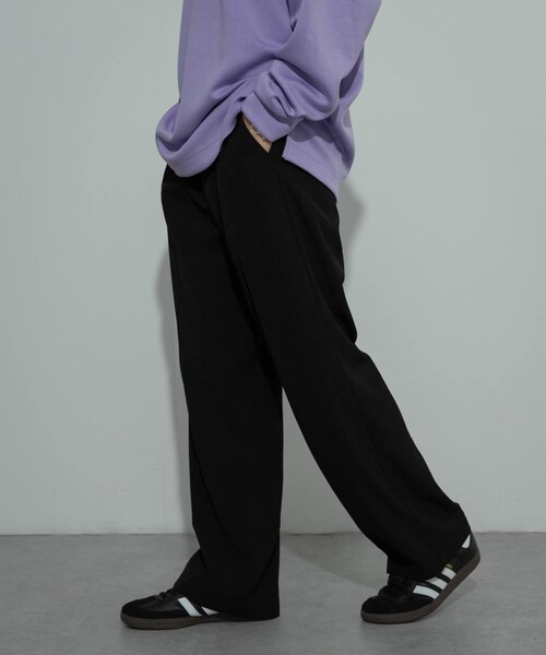 SENSE OF PLACE by URBAN RESEARCH（センスオブプレイスバイアーバンリサーチ）の「ダブルタックワイドスラックス（その他パンツ・メンズ・BLACK/GRAY/BROWN/KHAKI・M/L）」の18枚目の写真