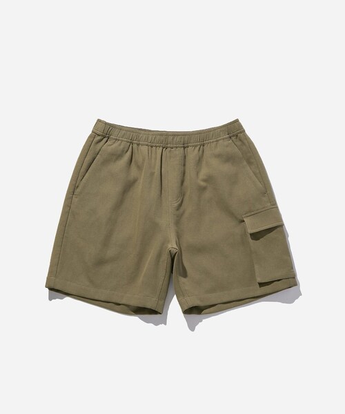 Saturdays NYC（サタデーズ ニューヨークシティ ）の「Theo Seersucker Cotton Short（その他パンツ・レディース・オリーブ/サックス・M/S/XS/L）」の6枚目の写真