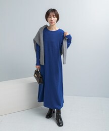 URBAN RESEARCH ROSSO WOMEN | ウォシャブルフレアシルエットニットワンピース(ワンピース)