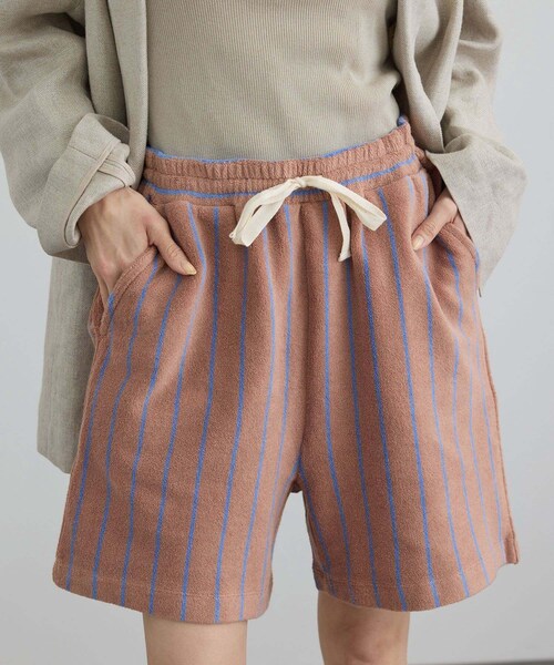 ADAM ET ROPE'(アダムエロペ)の「【BONGUSTA(ボングスタ)】naram ショーツ(その他パンツ・レディース・キャメル系/パープル系・1)」の3枚目の写真