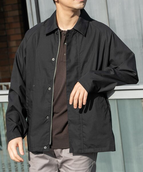 URBAN RESEARCH ROSSO（アーバンリサーチロッソ）の「『撥水』タイプライターブルゾン（ブルゾン・メンズ・BLACK/D/NAVY/GRAY/KHAKI・S/M/L/XL）」の7枚目の写真