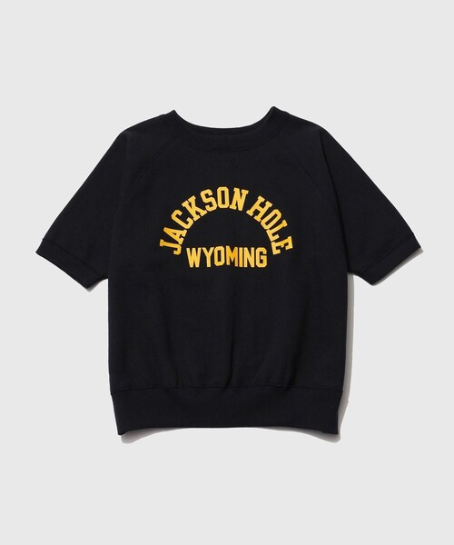 ADAM ET ROPE'(アダムエロペ)の「【Champion/チャンピオン】CRSS SHORT SLEEVE SWEATSHIRT(スウェット・メンズ・ホワイト/グリーン/ネイビー・L/M/XL)」の16枚目の写真