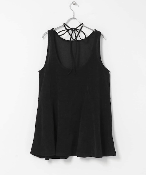 KBF（ケイビーエフ）の「2WAYローフレアミニワンピース（ワンピース・レディース・BROWN/BLACK・one）」の15枚目の写真