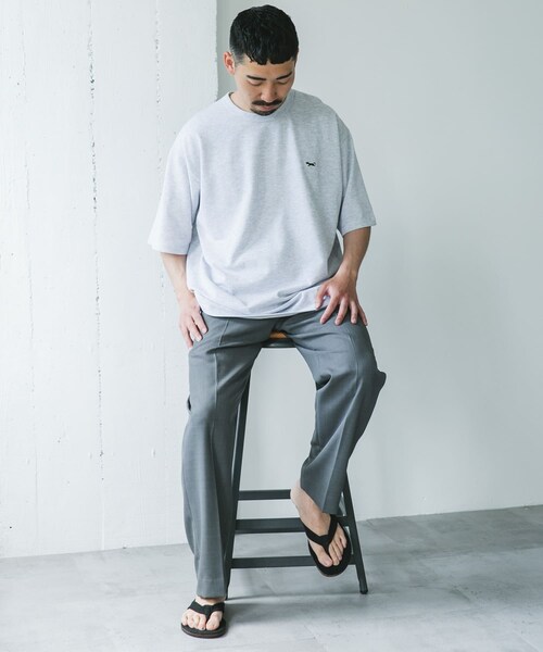 URBAN RESEARCH DOORS（アーバンリサーチドアーズ）の「『XLサイズ/WEB限定』『別注』PENNEYS×DOORS　THEFOX 鹿の子ショートスリーブT（Tシャツ/カットソー・メンズ・WHITE/ASH GRAY/PURPLE/NAVY・M/L/XL）」の22枚目の写真