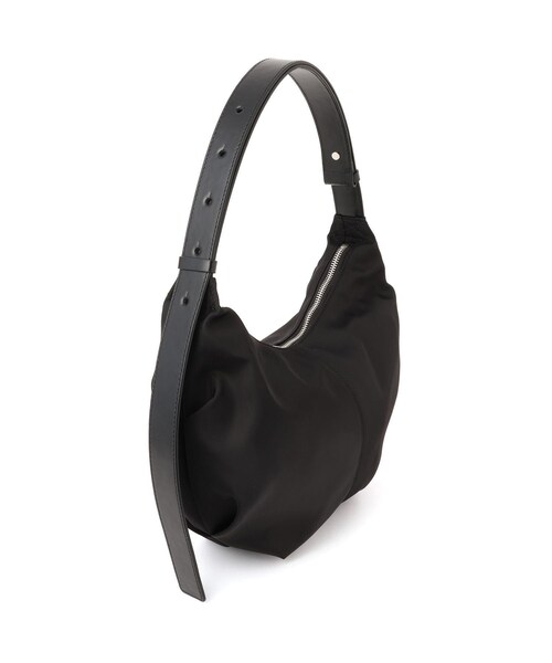 ADAM ET ROPE'（アダムエロペ）の「【NOTHING WRITTEN（ナッシングリトゥン）】HT NYLON SHOULDER BAG（ショルダーバッグ・レディース・ブラック/ホワイト系・F）」の19枚目の写真