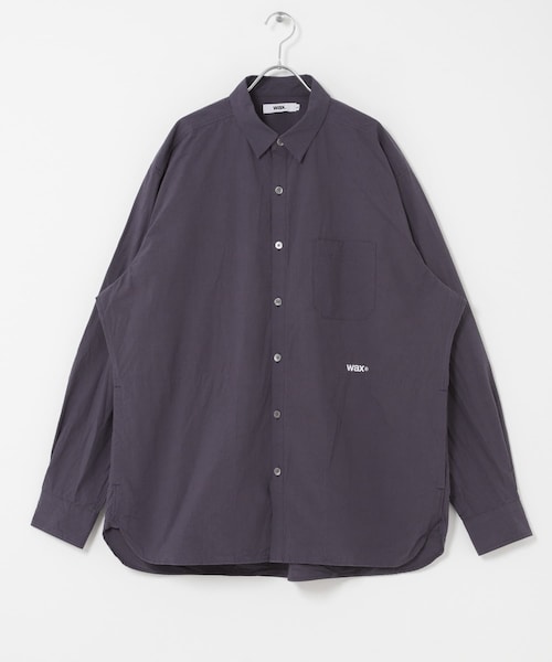 THE GOODLAND MARKET（ザグッドランドマーケット）の「WAX　POCKET SHIRTS（シャツ/ブラウス・メンズ・CHACOAL/NAVY・M/L）」の2枚目の写真