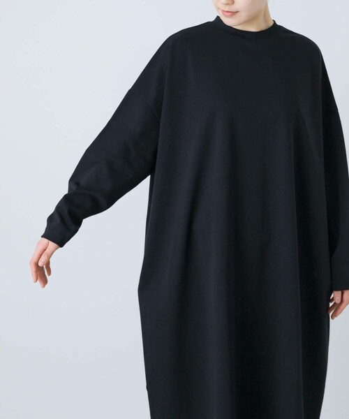 かぐれ（カグレ）の「『2サイズ展開』コットンポンチワイドワンピース（ワンピース・レディース・BLACK/NAVY・0/1）」の15枚目の写真