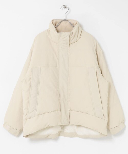 URBAN RESEARCH Sonny Label（アーバンリサーチサニーレーベル）の「撥水スタンドダウンジャケット（その他アウター・レディース・ブラック/エクリュ/ライトカーキ・FREE）」の12枚目の写真