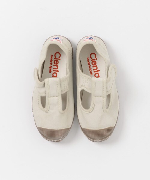URBAN RESEARCH DOORS(アーバンリサーチドアーズ)の「Cienta キャンバスTストラップシューズ(KIDS)(スニーカー・キッズ・SAND・16/17/18/19)」の5枚目の写真