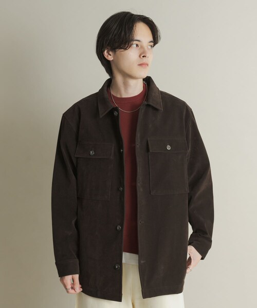 SENSE OF PLACE by URBAN RESEARCH(センスオブプレイスバイアーバンリサーチ)の「F/Sジャケット(テーラードジャケット・メンズ・D.BROWN/BEIGE・M/L)」の6枚目の写真