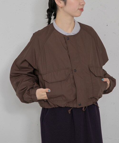 EKAL(エカル)の「THE NORTH FACE PURPLE LABEL 65/35 Field Cropped Jacket(ブルゾン・レディース・A GRAY/BROWN・S/M)」の14枚目の写真